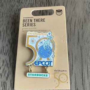 Disney Starbucks 50th Anniversary Pin - Epcot